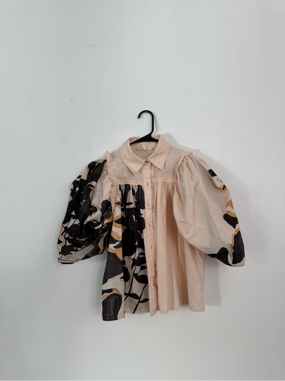 Forever That Girl Button Down Puff Sleeve Blouse
